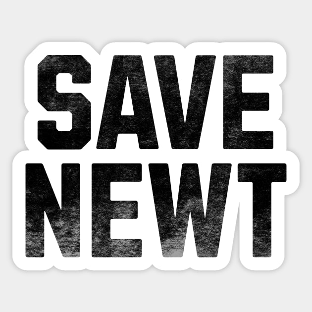 Save Newt Sticker by extragalactic